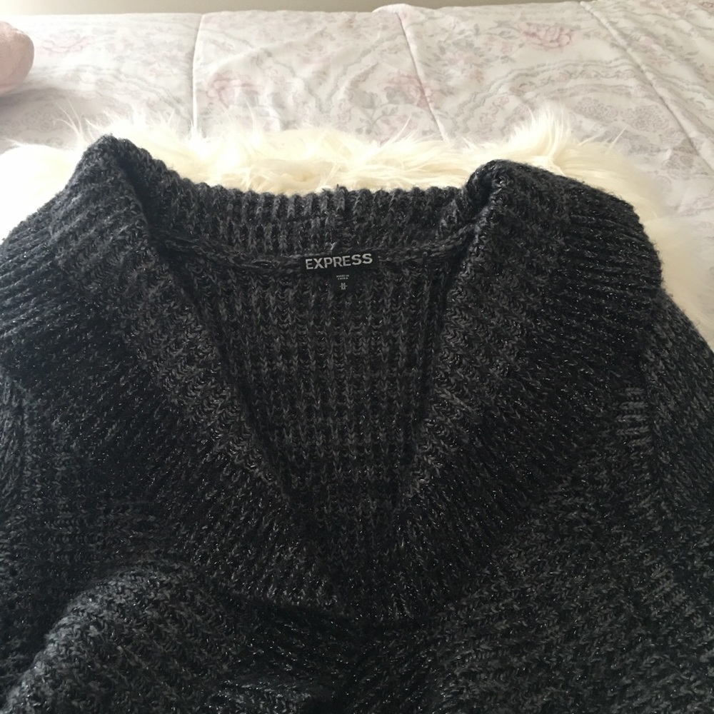Express grey cardigan, size M